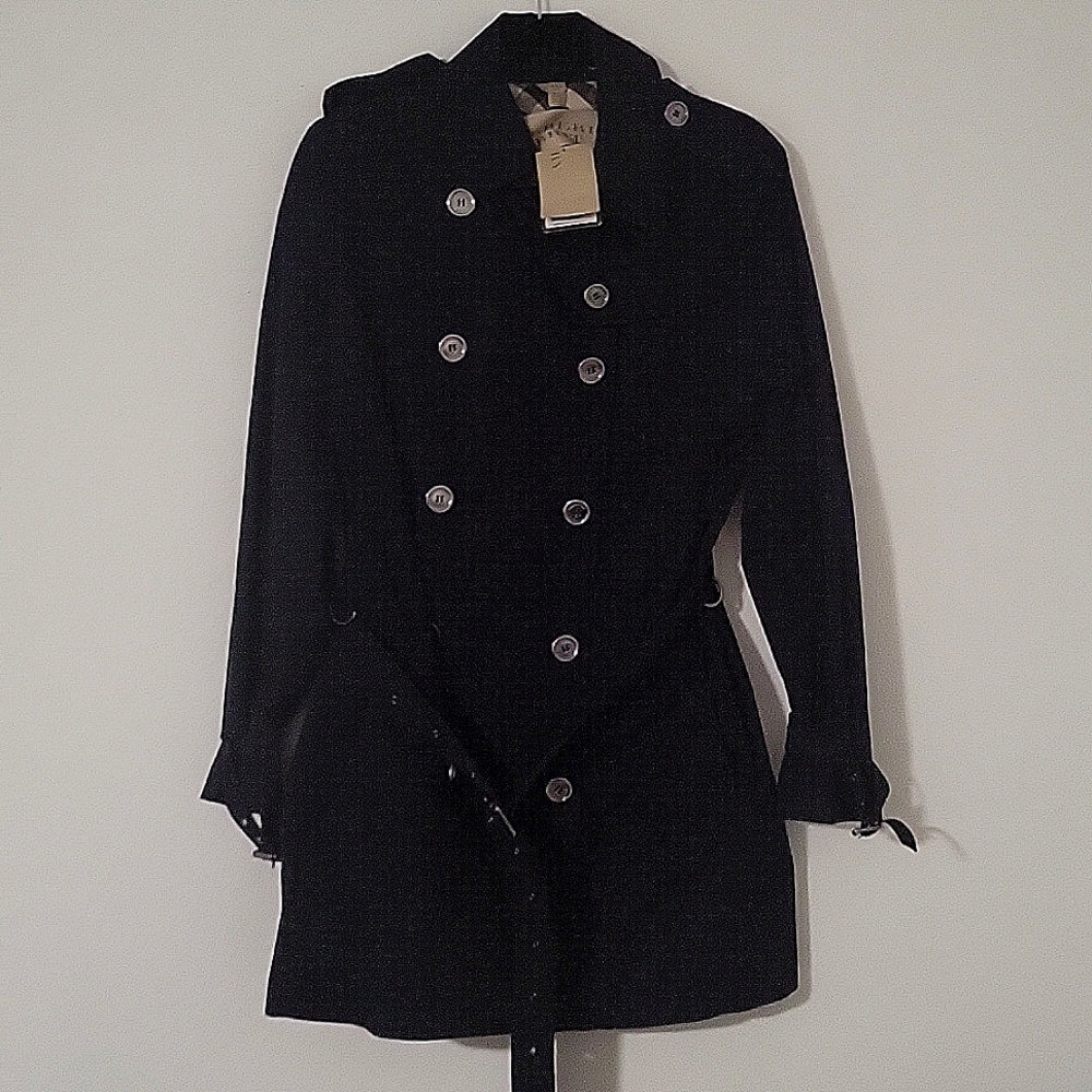 Burberry trench short black